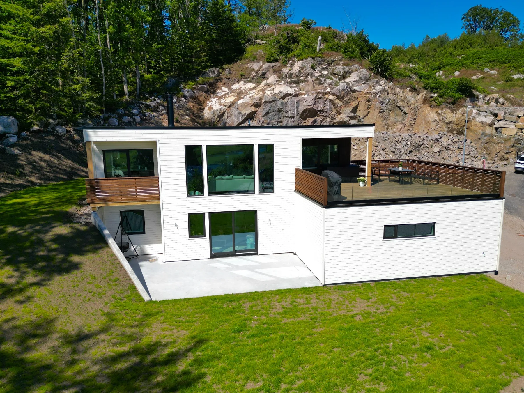 Moderne enebolig på Sånum